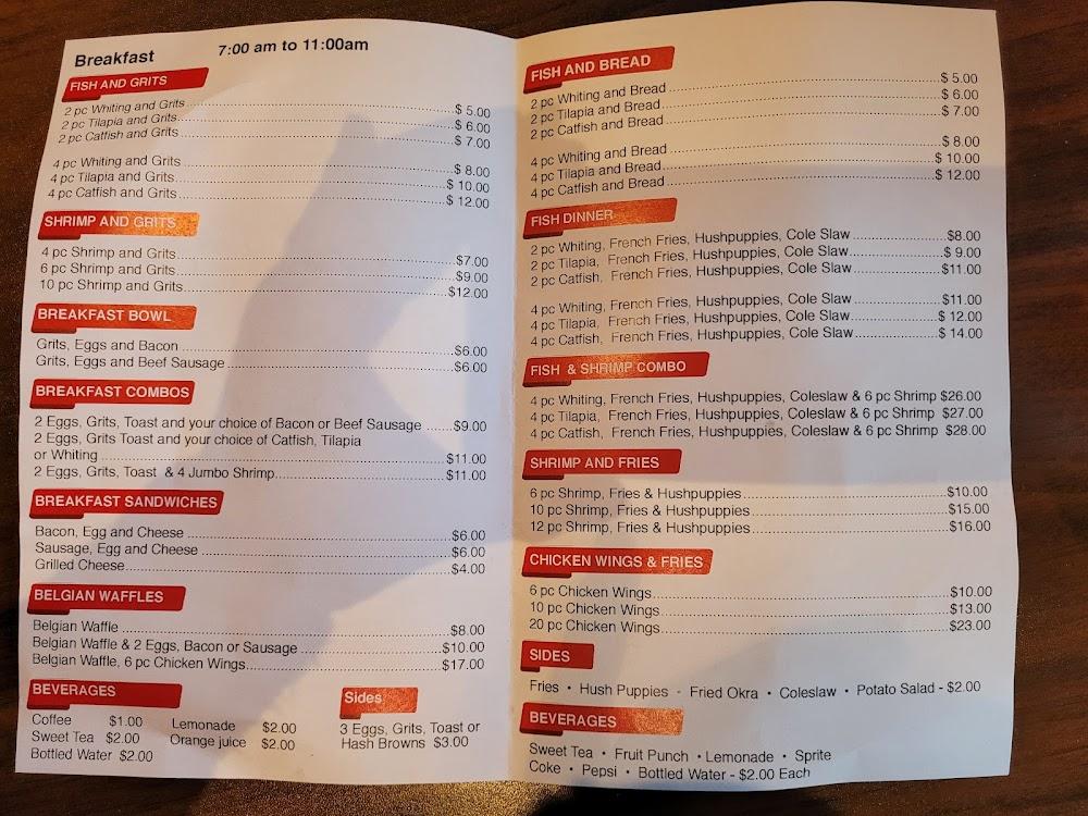 Lady Fannie Mae's Ultimate Fish Fry Menu image 3